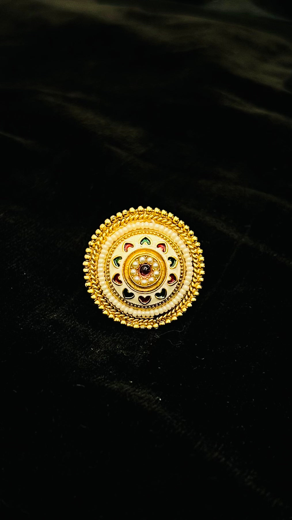 Pearl Heavy Vintage Ring