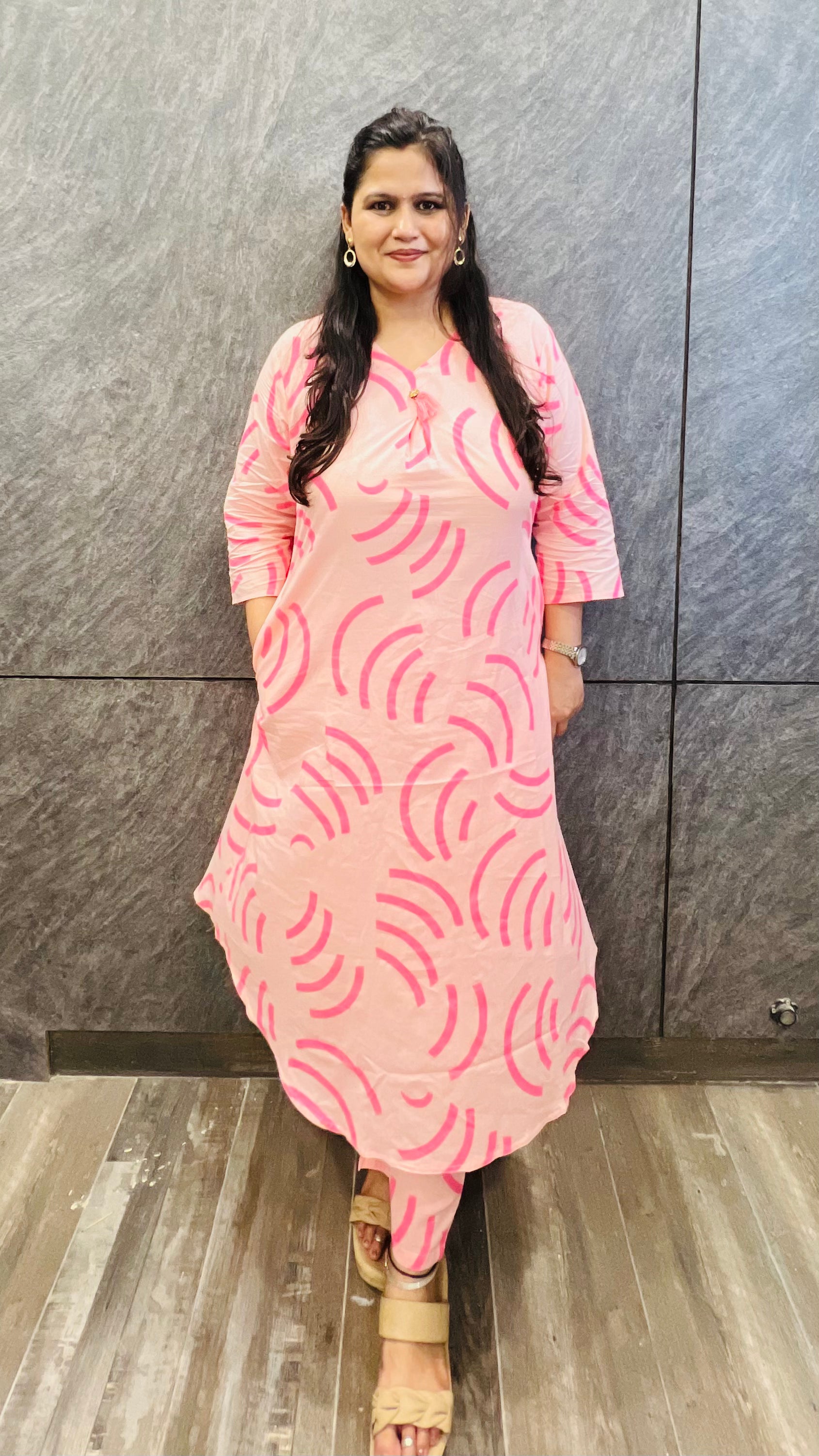 Pink Modern Casual Co-Ord Set