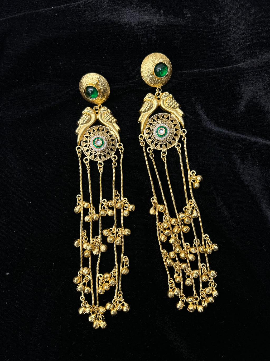 Elegant Kashmiri Style Long  Earrings