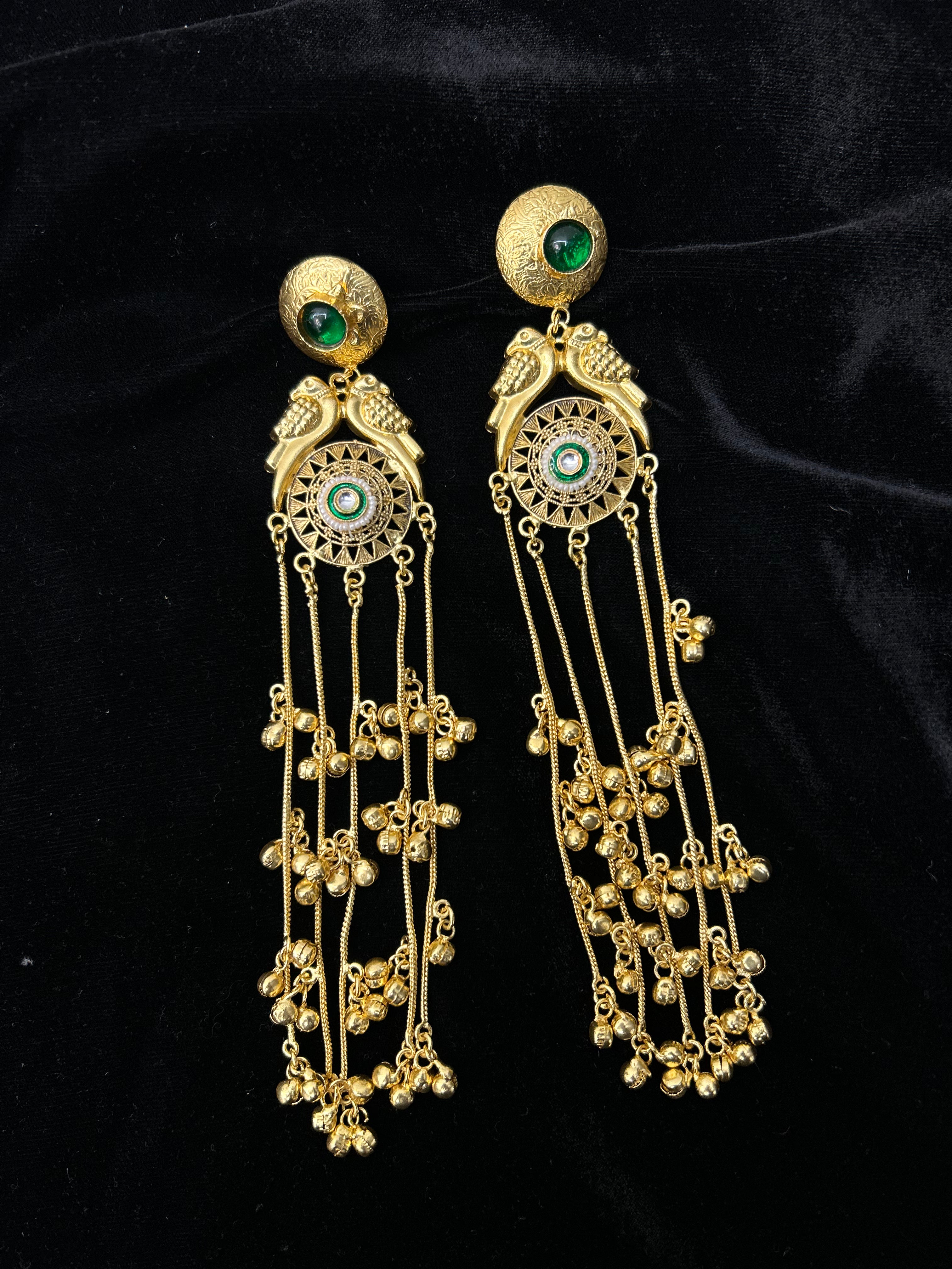 Elegant Kashmiri Style Long  Earrings