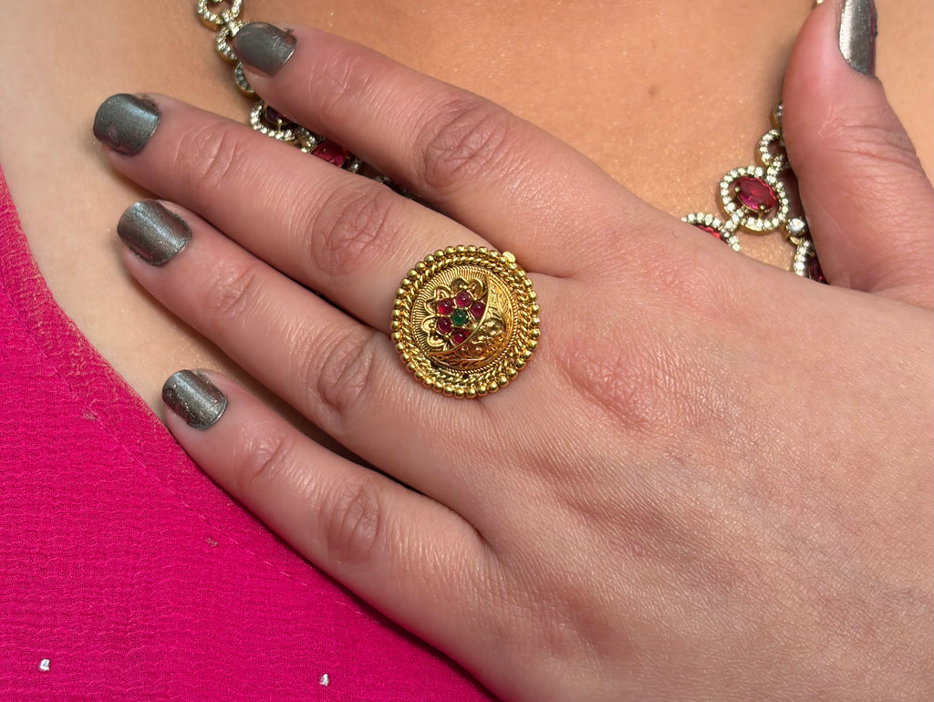 Pink Minimal Small Ring