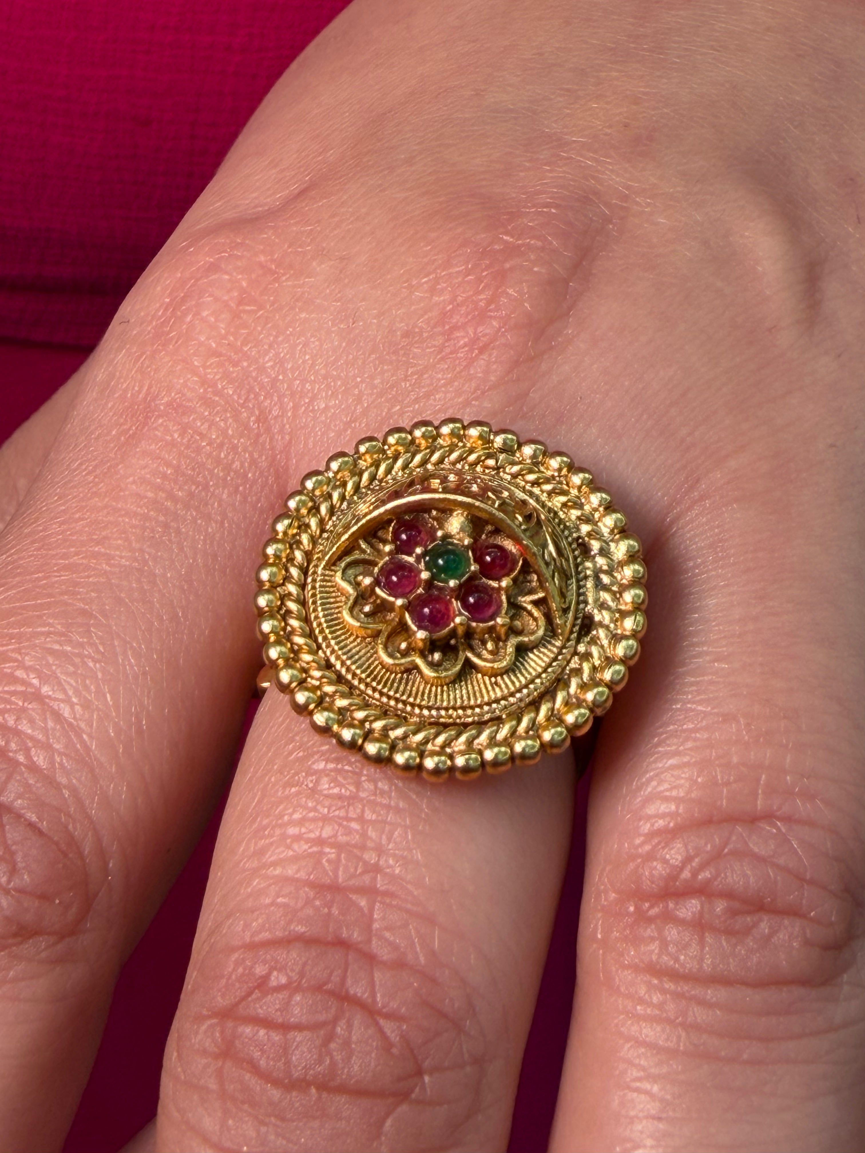 Pink Minimal Small Ring