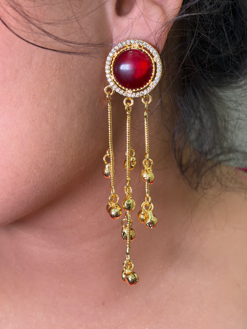 Short Kashmiri Earrings