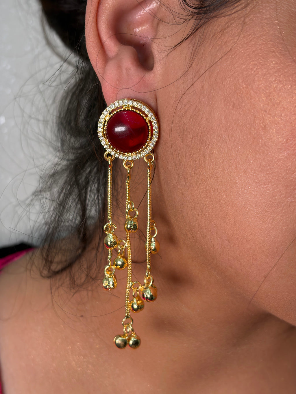 Short Kashmiri Earrings