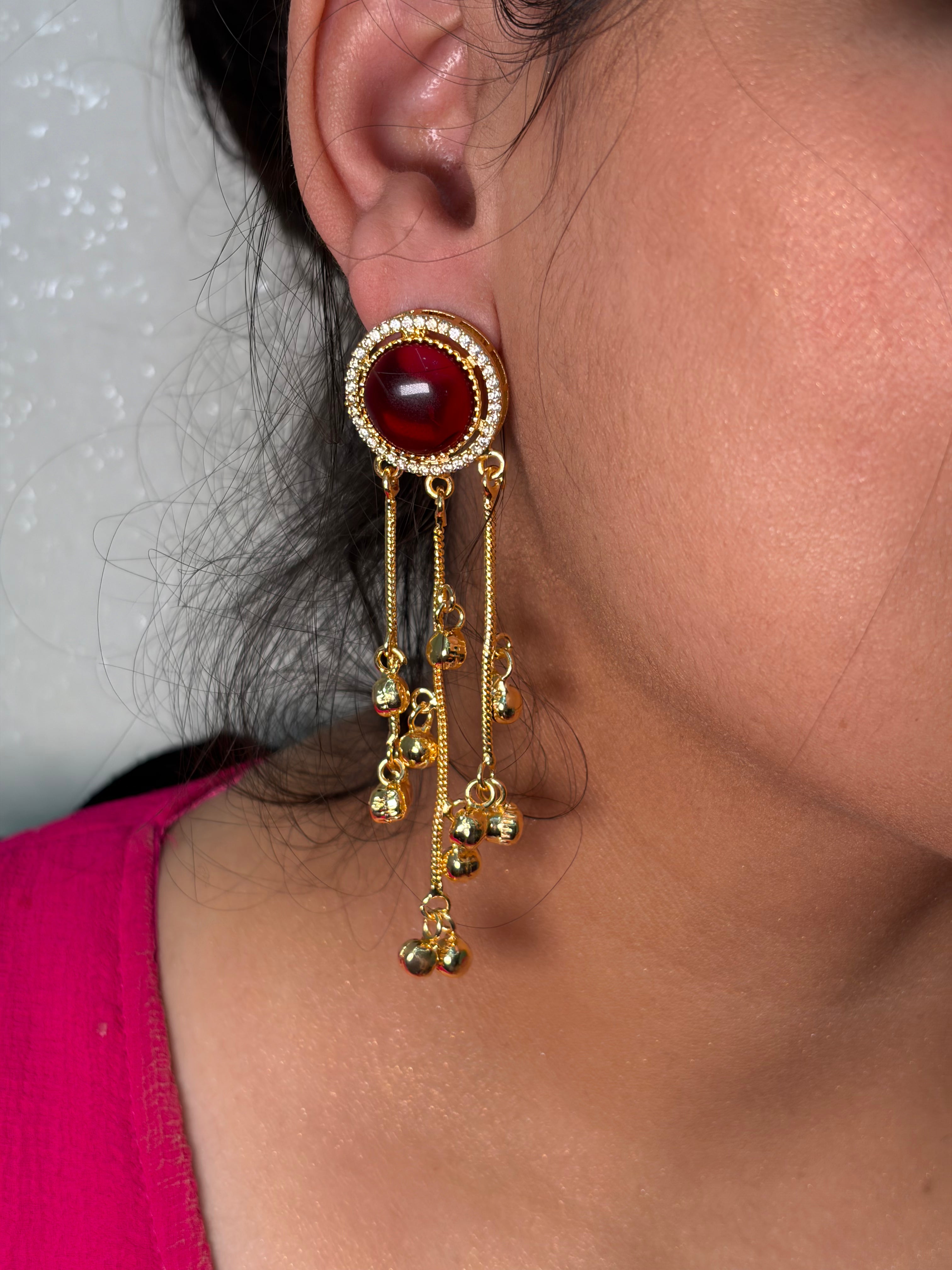 Short Kashmiri Earrings