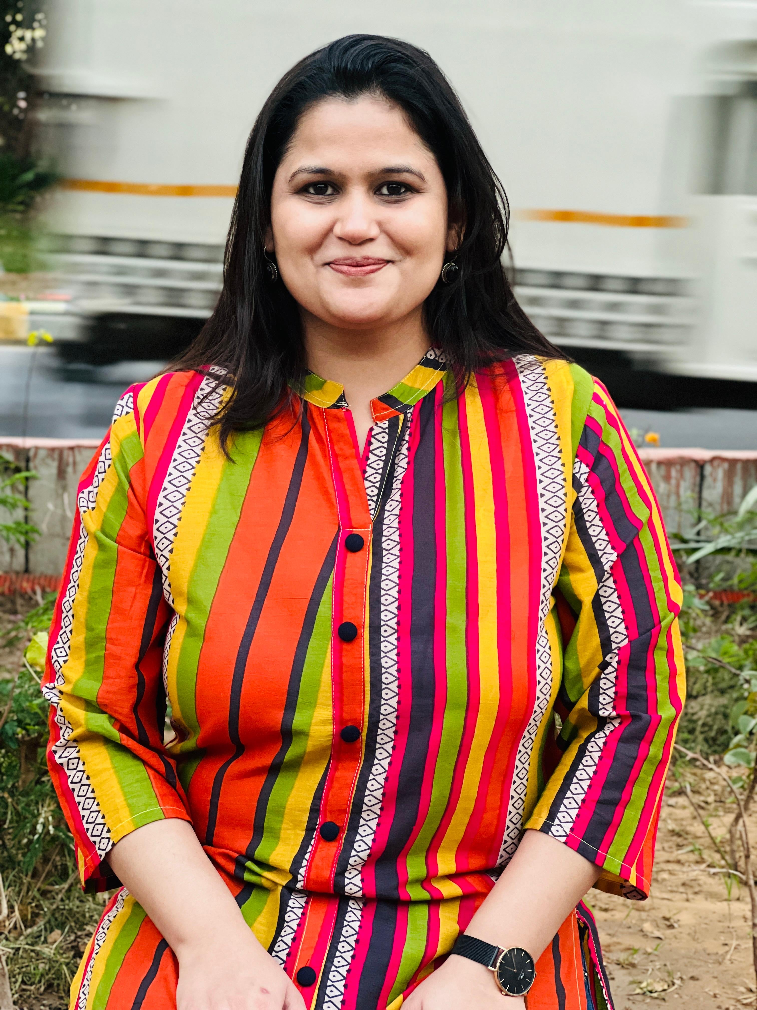 Multi-color Mandarin Collar Casual Straight  Kurta